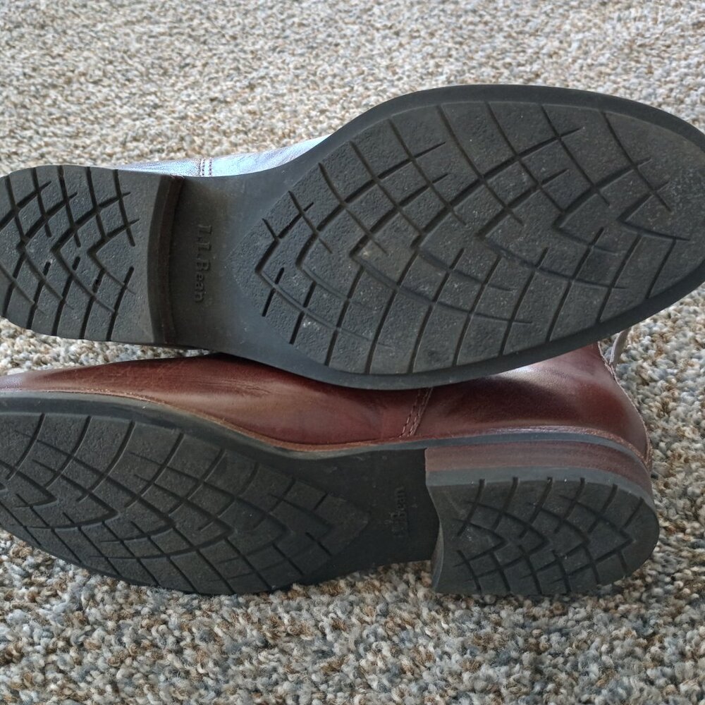 LL Bean Leather Chelsea Boots, Size 8.5, EUC - Picture 6 of 7